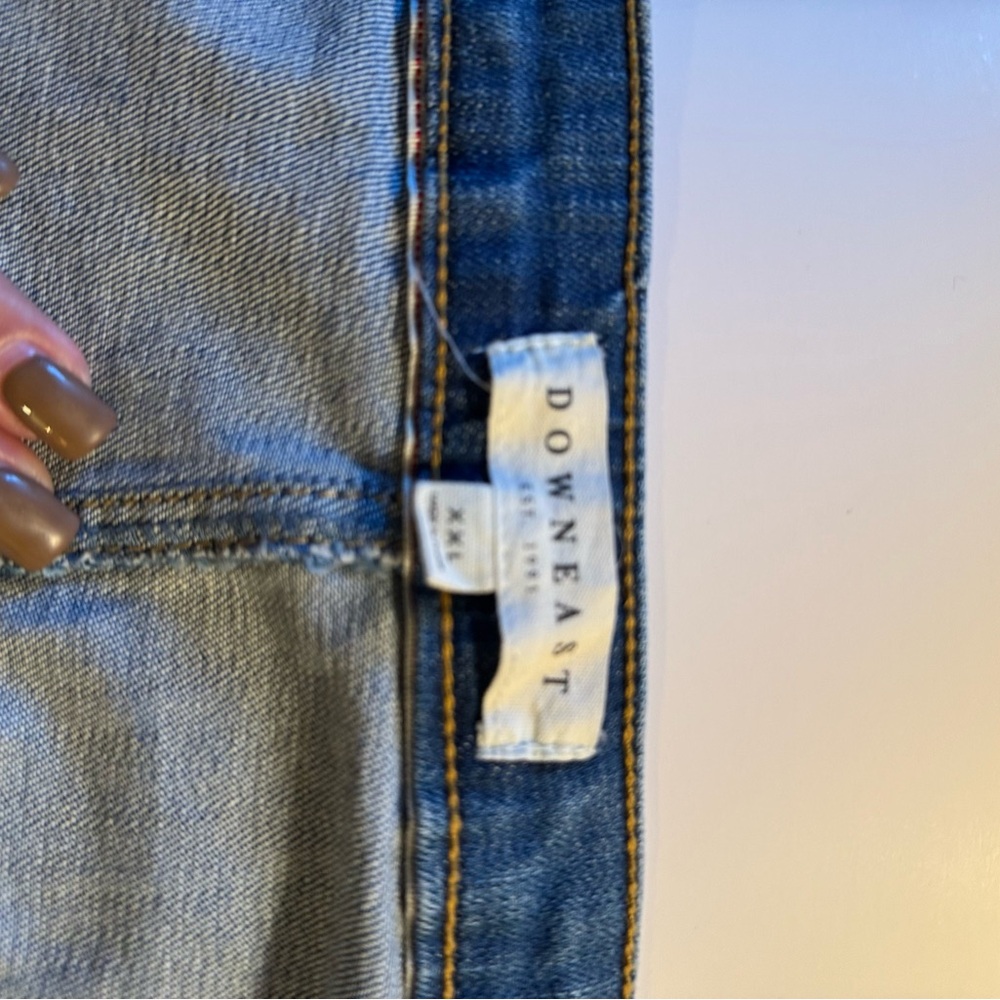 DownEast Blue Denim Skirt - knee length - Picture 3 of 7